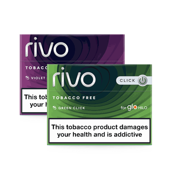 RIVO tabakfreie Sticks für glo Hilo