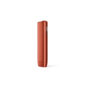 IQOS ILUMA i ONE Vivid Terracotta Tabakerhitzer – Ausführung Vivid Terracotta, Vorderansicht auf weißem Hintergrund